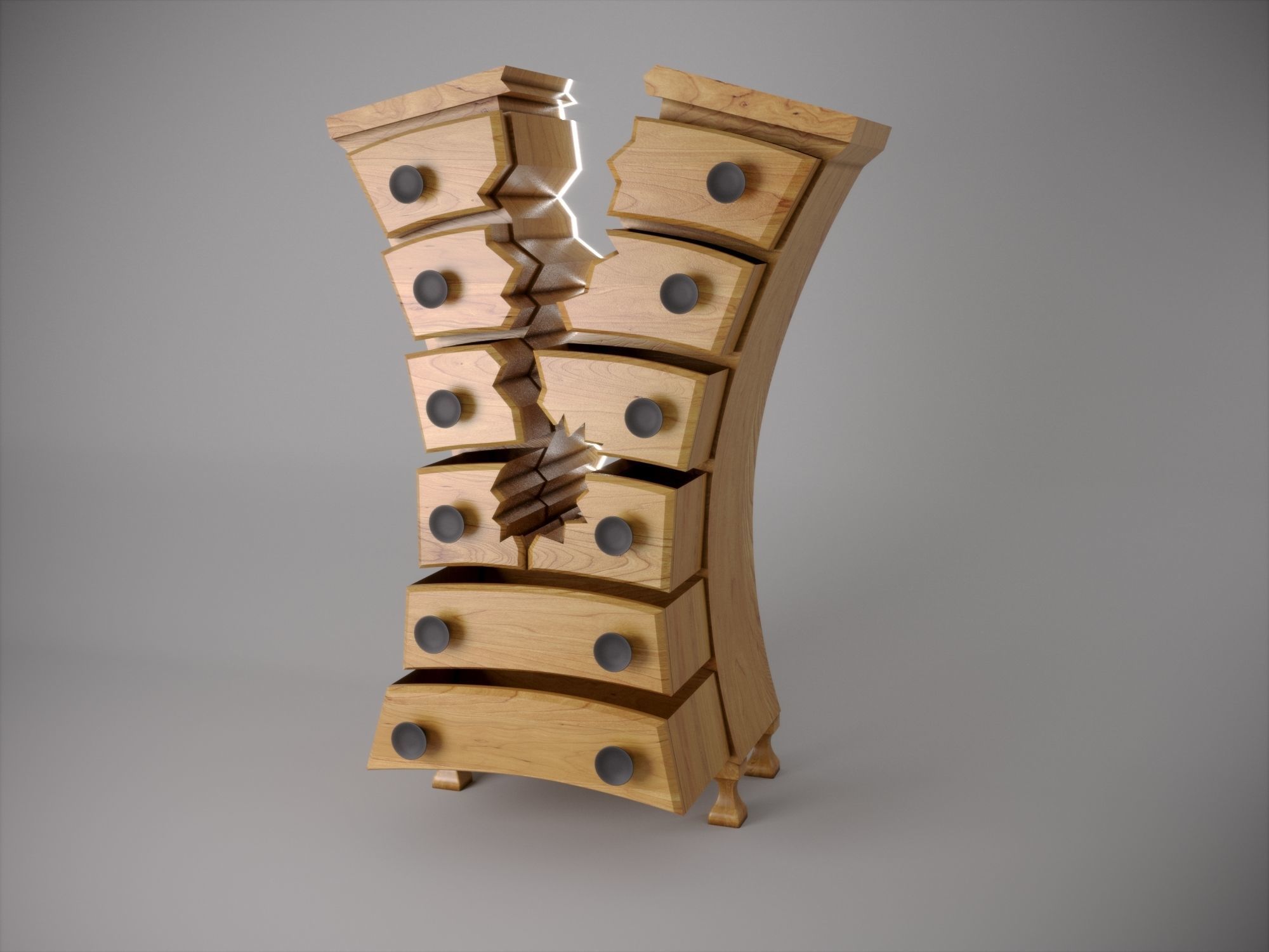 magic wardrobe 3D model_1