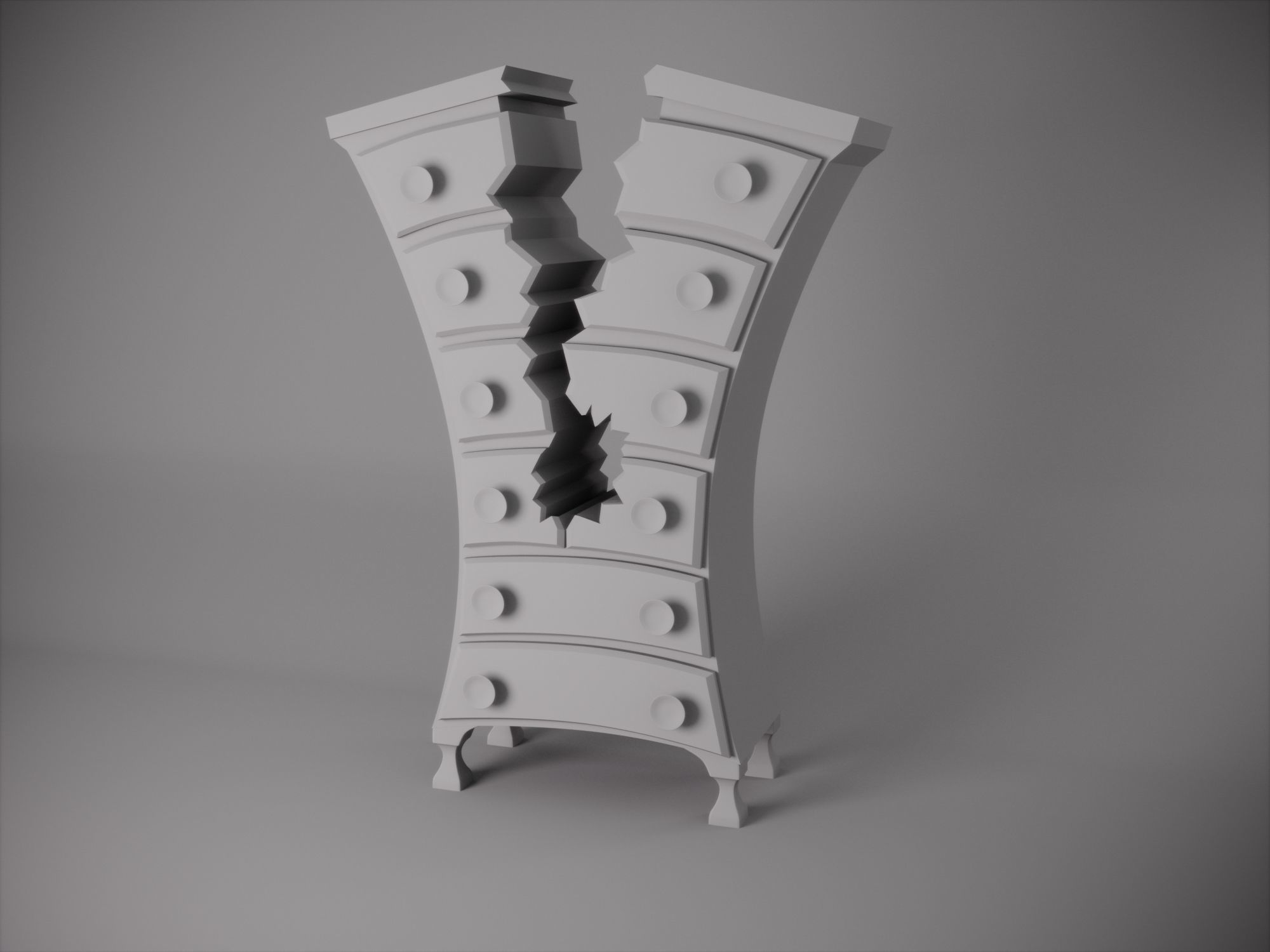 magic wardrobe 3D model_4