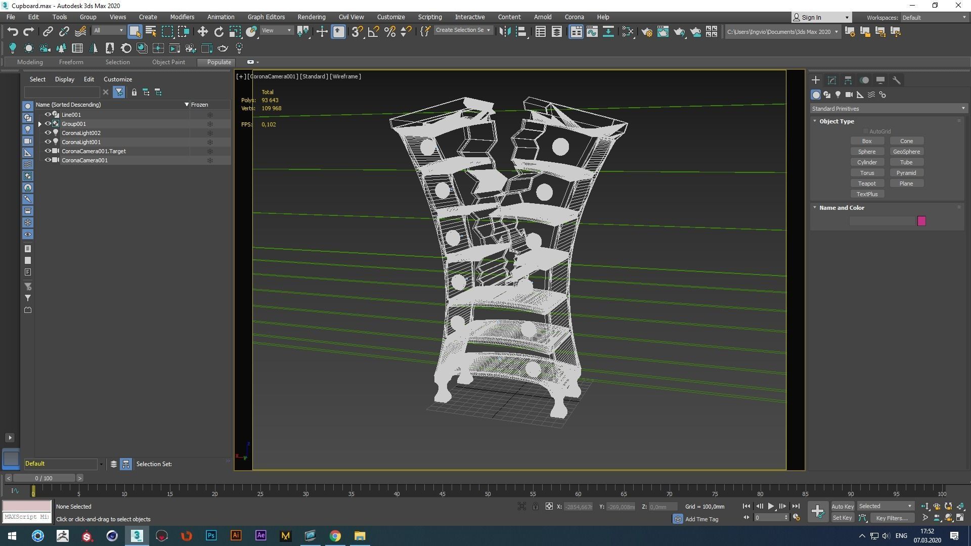 magic wardrobe 3D model_6