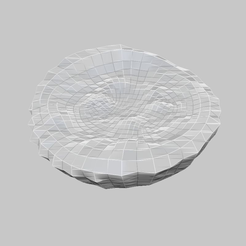 Cherry Pie Low-poly 3D model_1