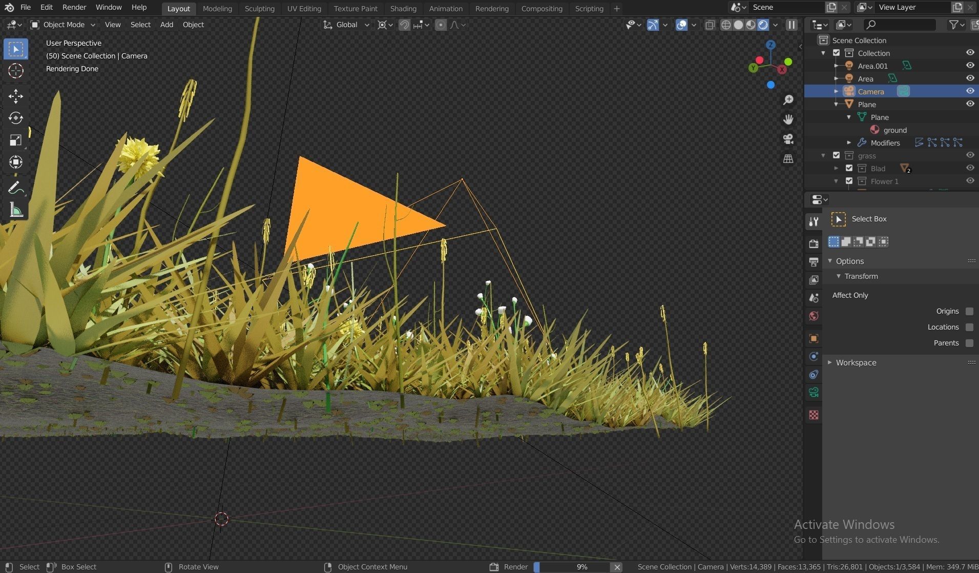 Grass 3D model_4