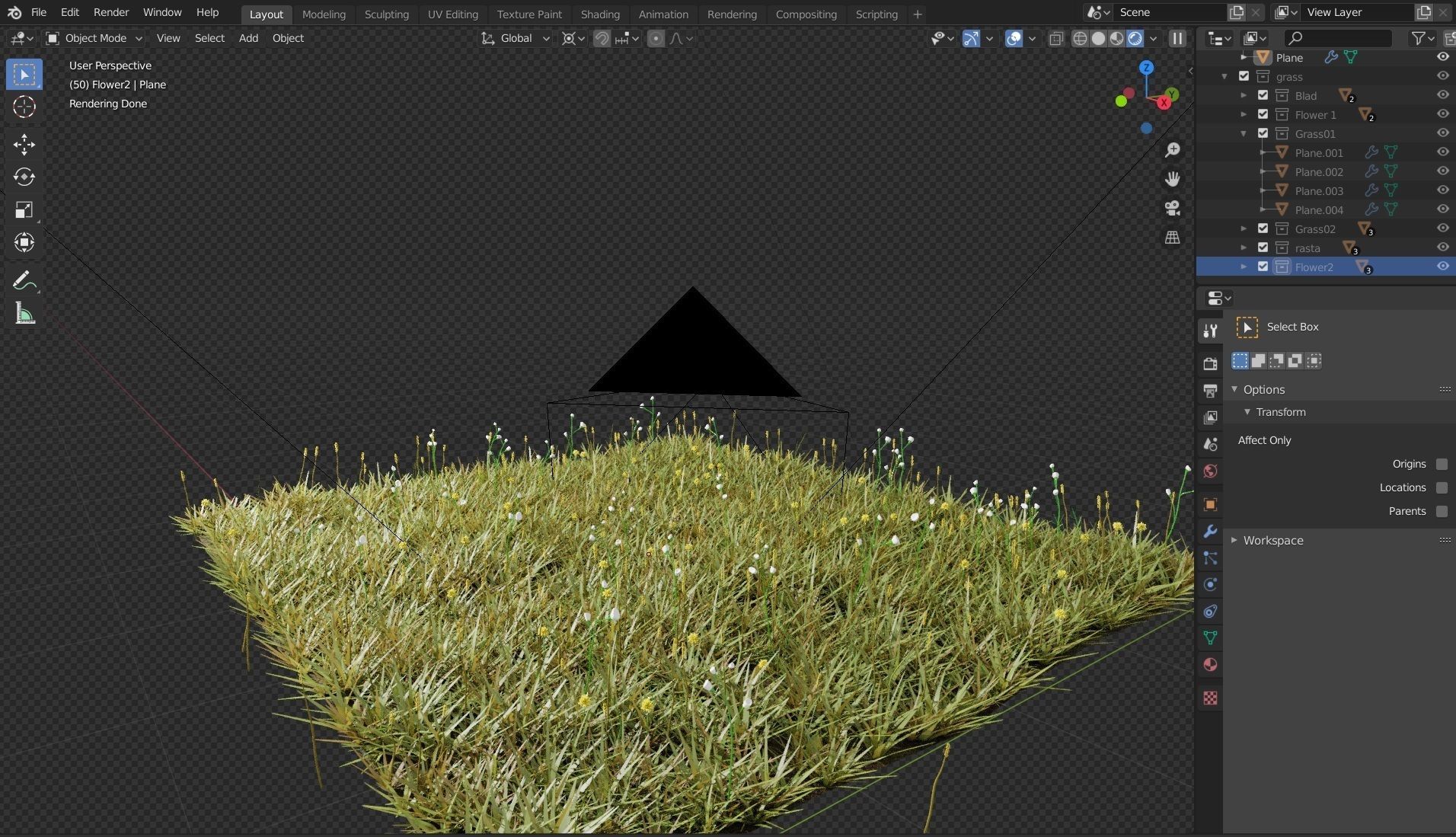 Grass 3D model_1
