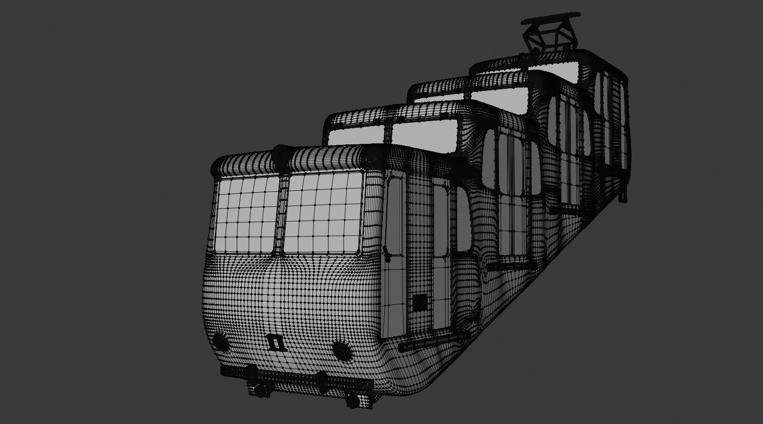 Kyiv Funicular train 1959 3D model_12