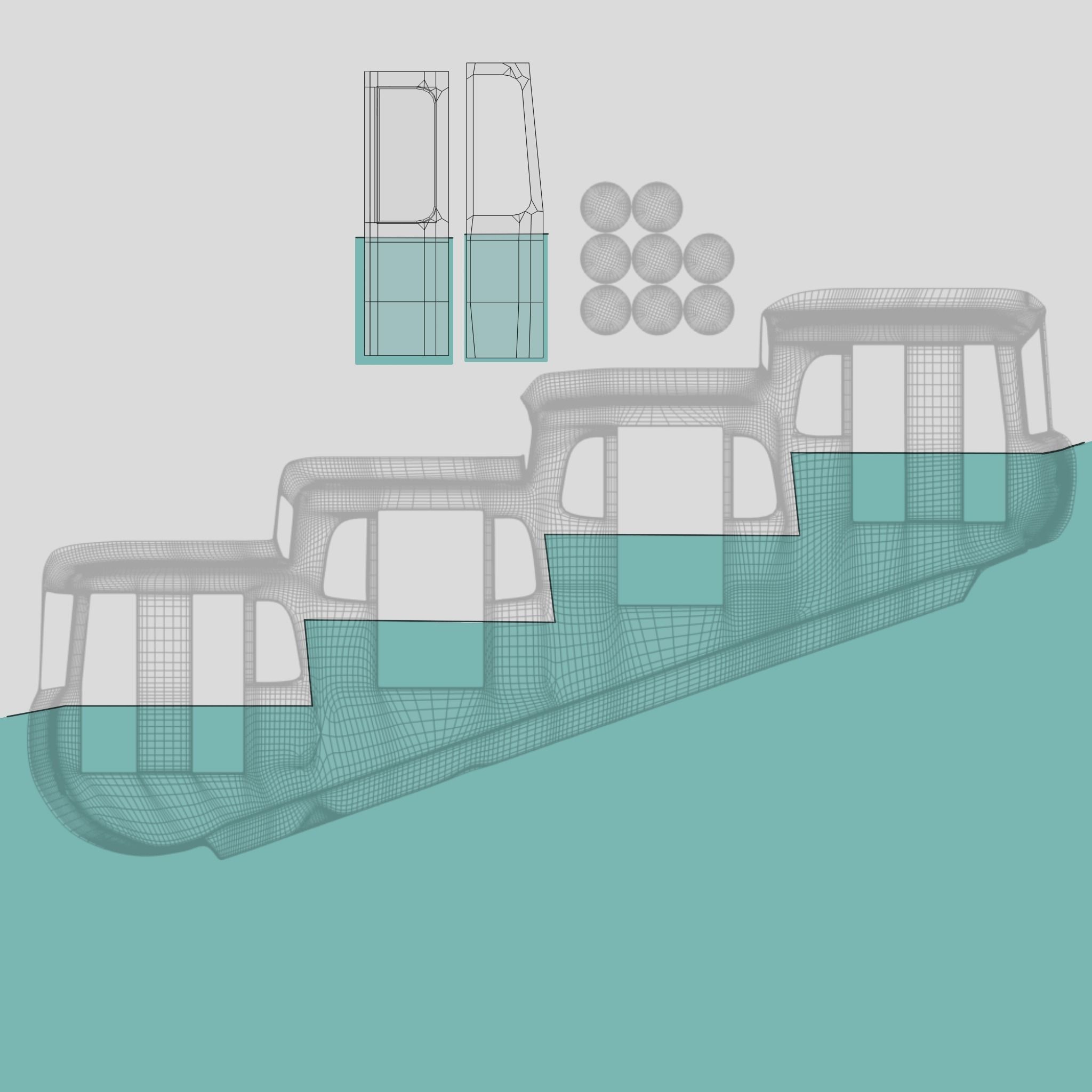 Kyiv Funicular train 1959 3D model_17