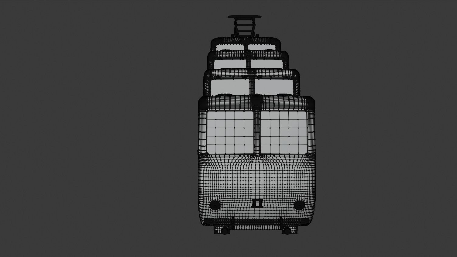 Kyiv Funicular train 1959 3D model_9