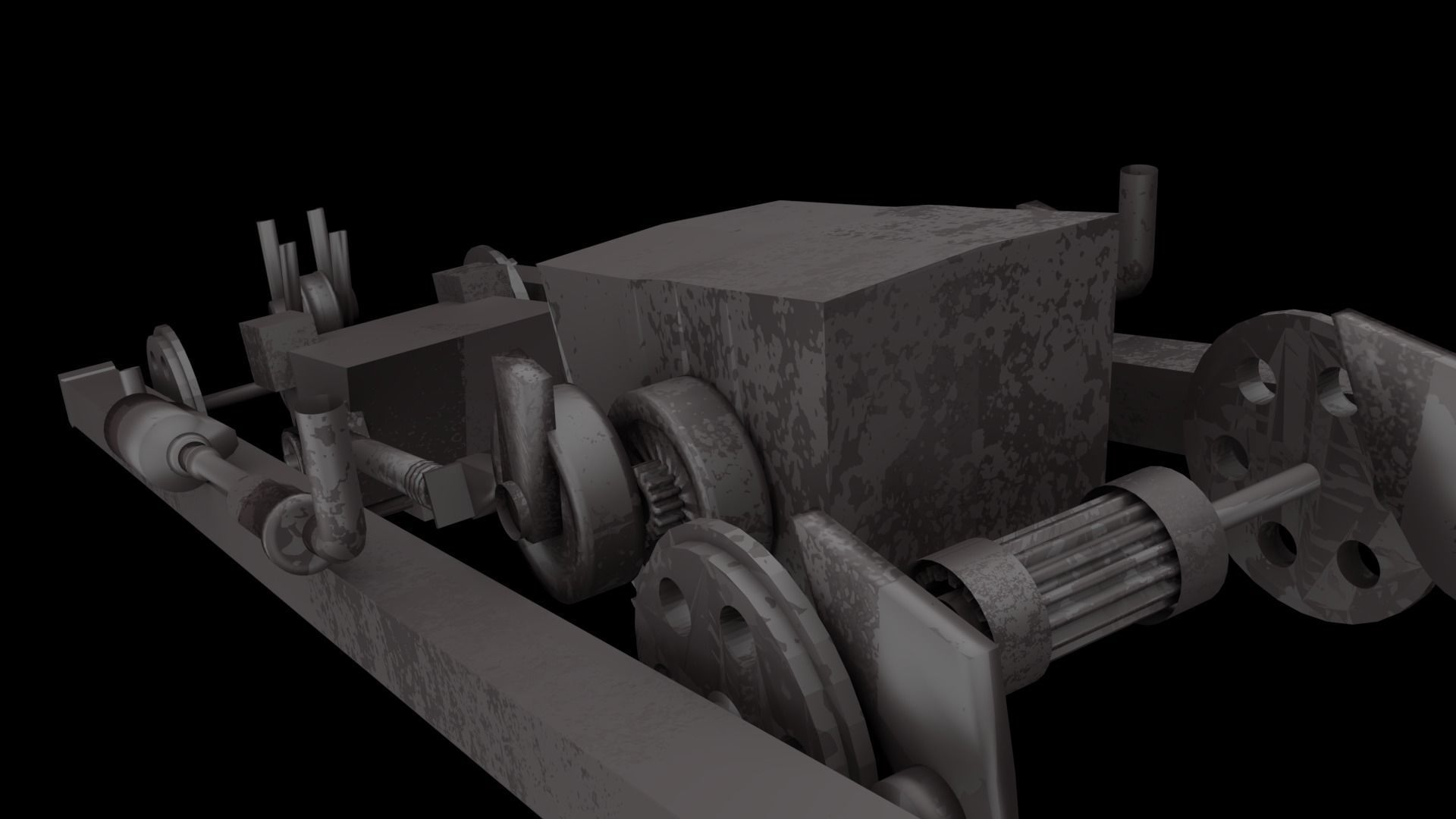 Kyiv Funicular train 1959 3D model_16