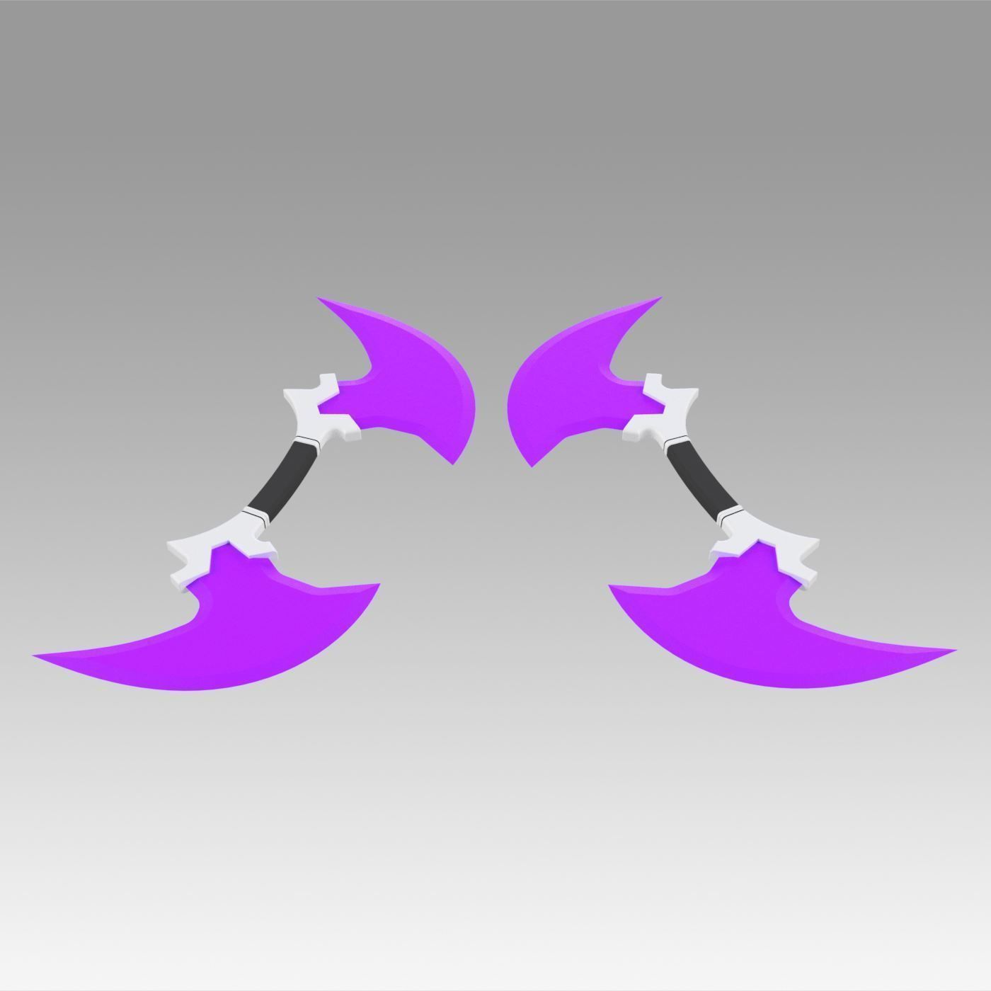 League of Legends Soul Reaver Draven The Executioner Sickle 3D print model_6