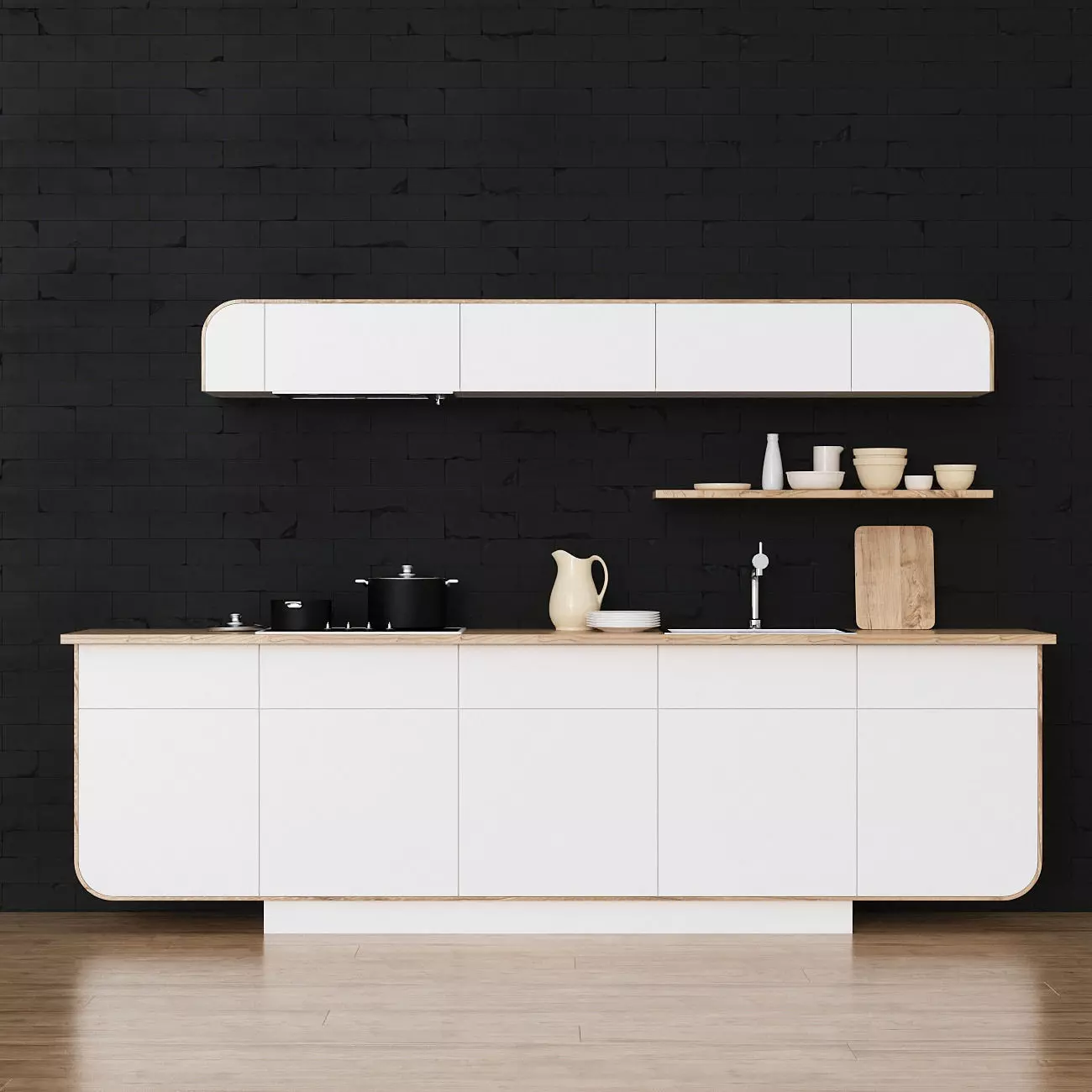 Kitchen modern 3D model