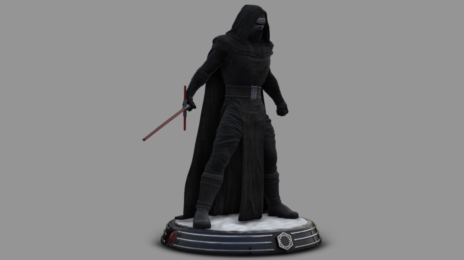 Star Wars - Kylo Ren Sith Lord 3D Print Diorama 3D print model_11