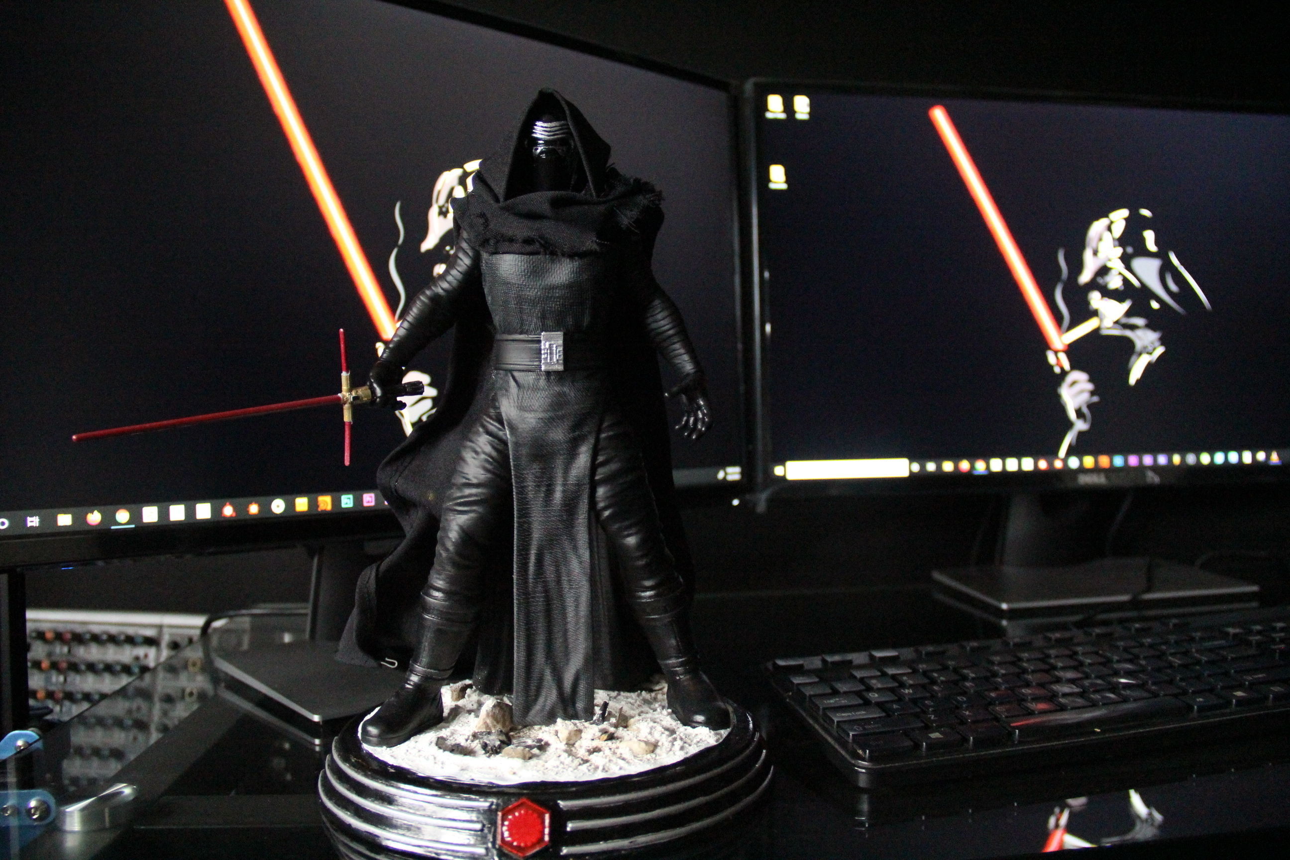 Star Wars - Kylo Ren Sith Lord 3D Print Diorama 3D print model_2