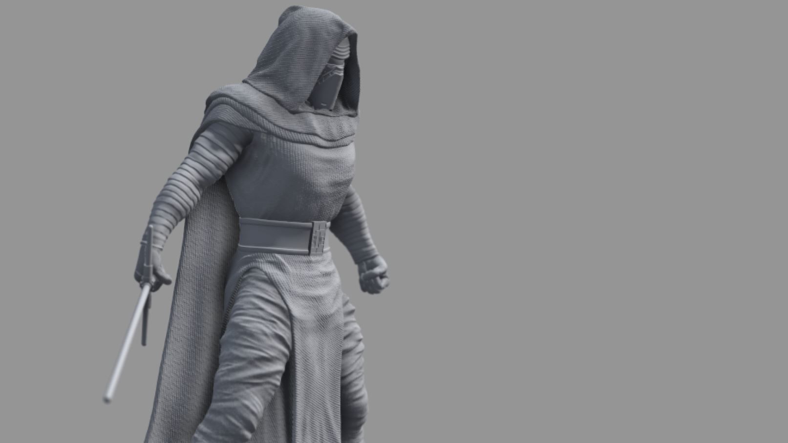 Star Wars - Kylo Ren Sith Lord 3D Print Diorama 3D print model_29