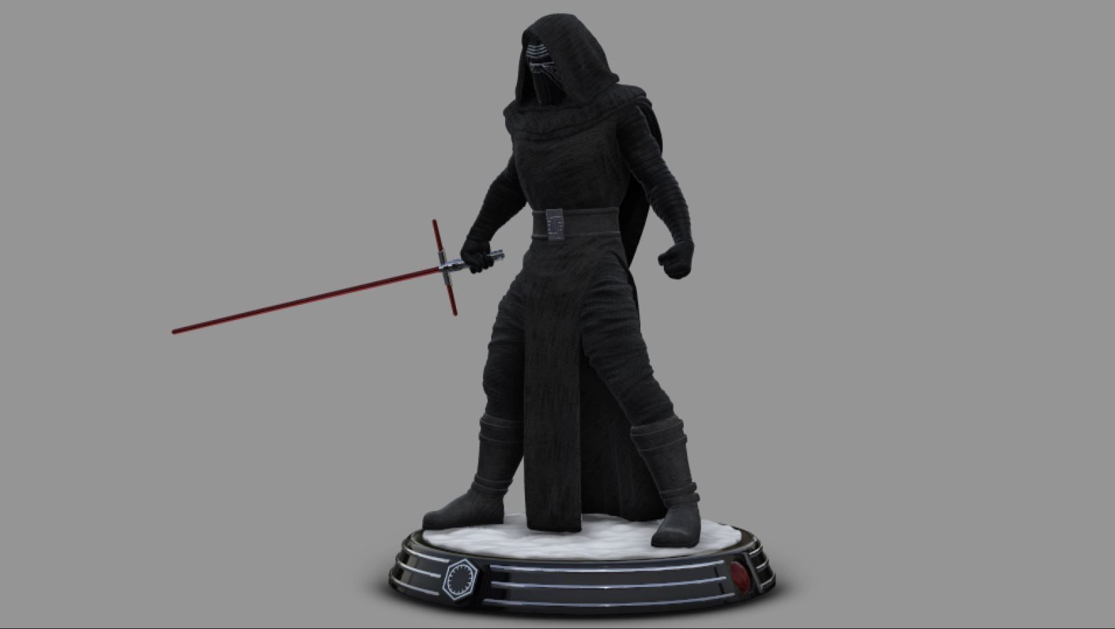 Star Wars - Kylo Ren Sith Lord 3D Print Diorama 3D print model_12