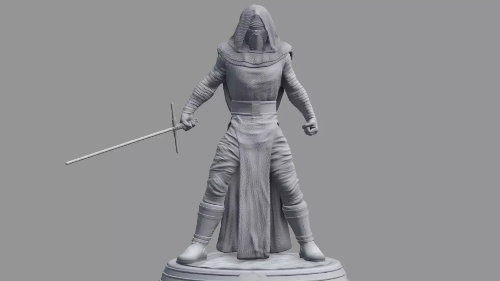 Star Wars - Kylo Ren Sith Lord 3D Print Diorama 3D print model_0