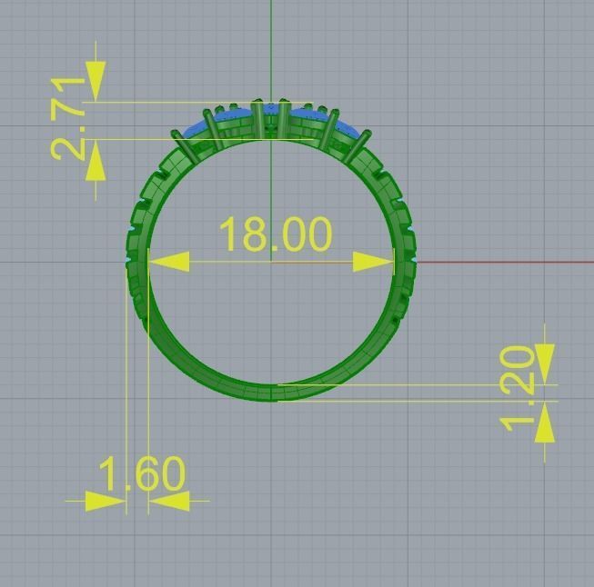 M RINGS N53 3D print model_8