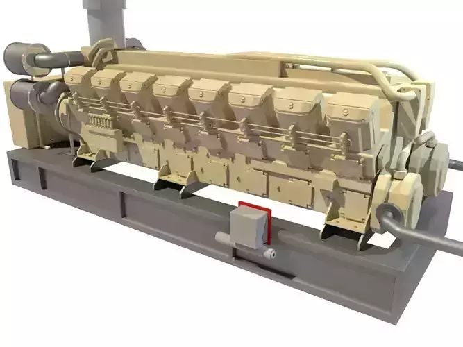 large building generator 3D model