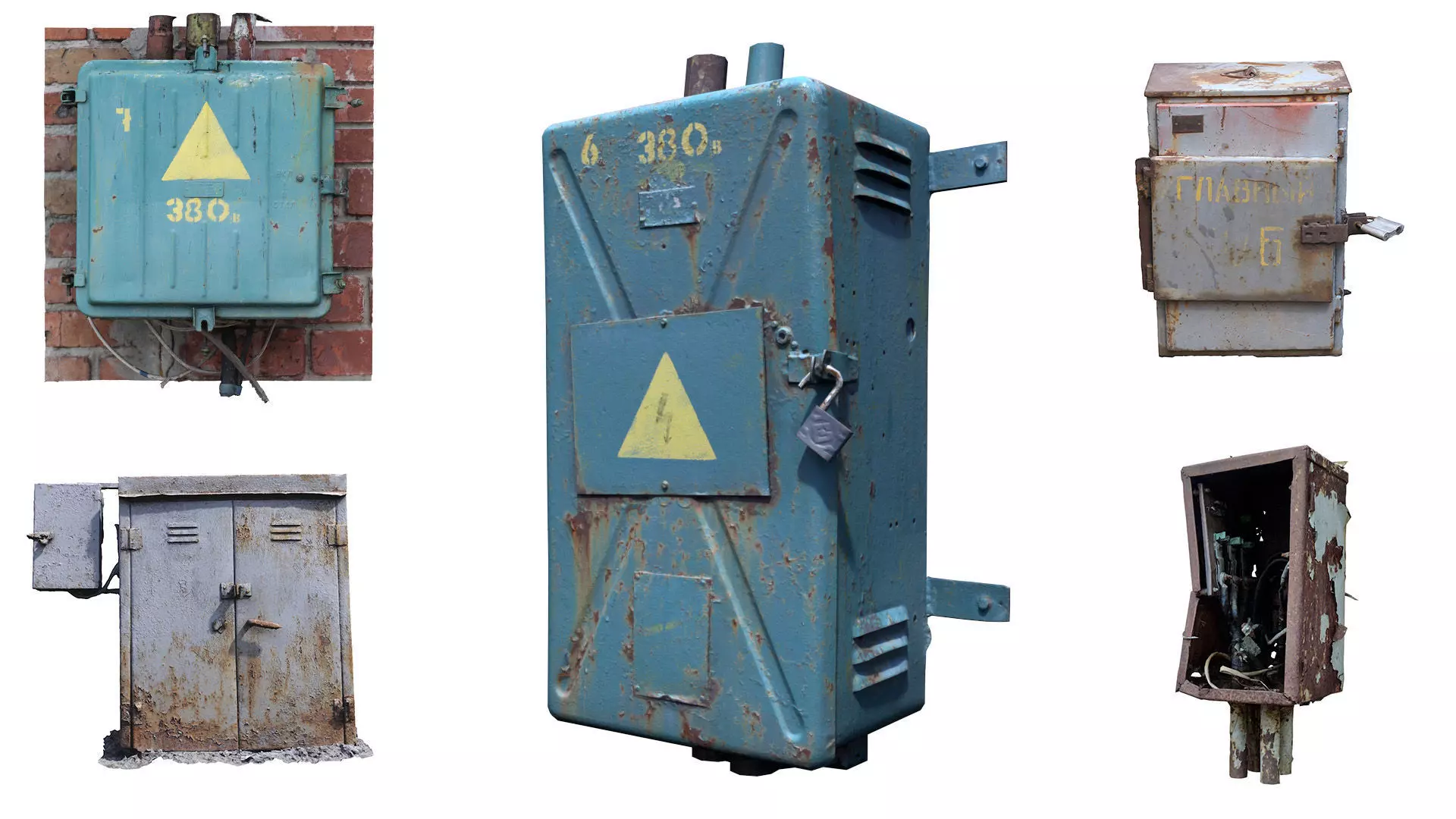 Electrical shields 3D Model Collection_0