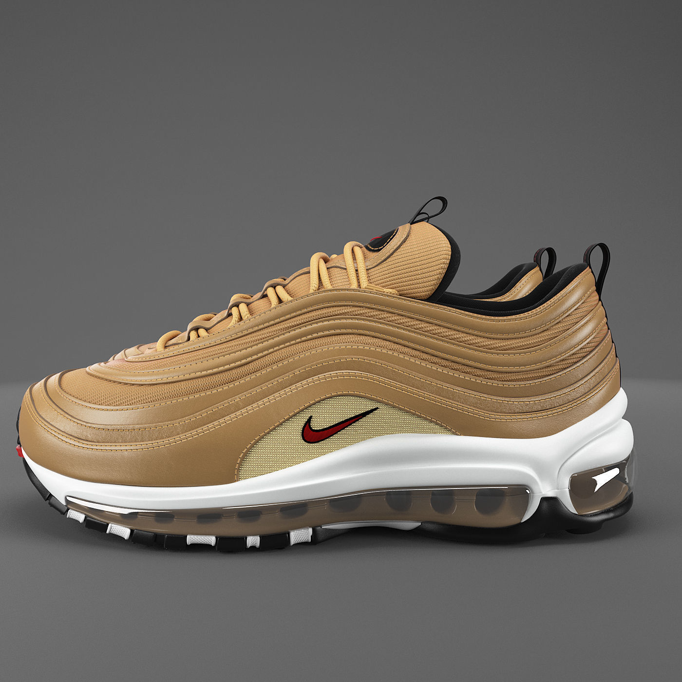 Air max 97 Nike PBR Low-poly 3D model_4