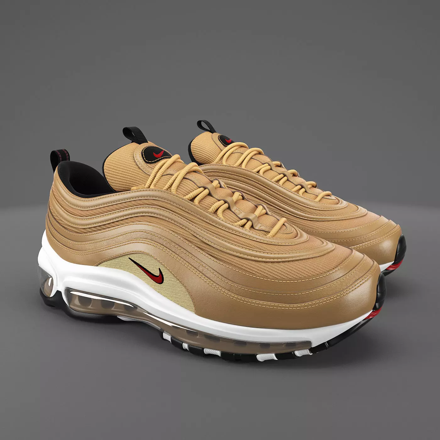 Air max 97 Nike PBR Low-poly 3D model_0