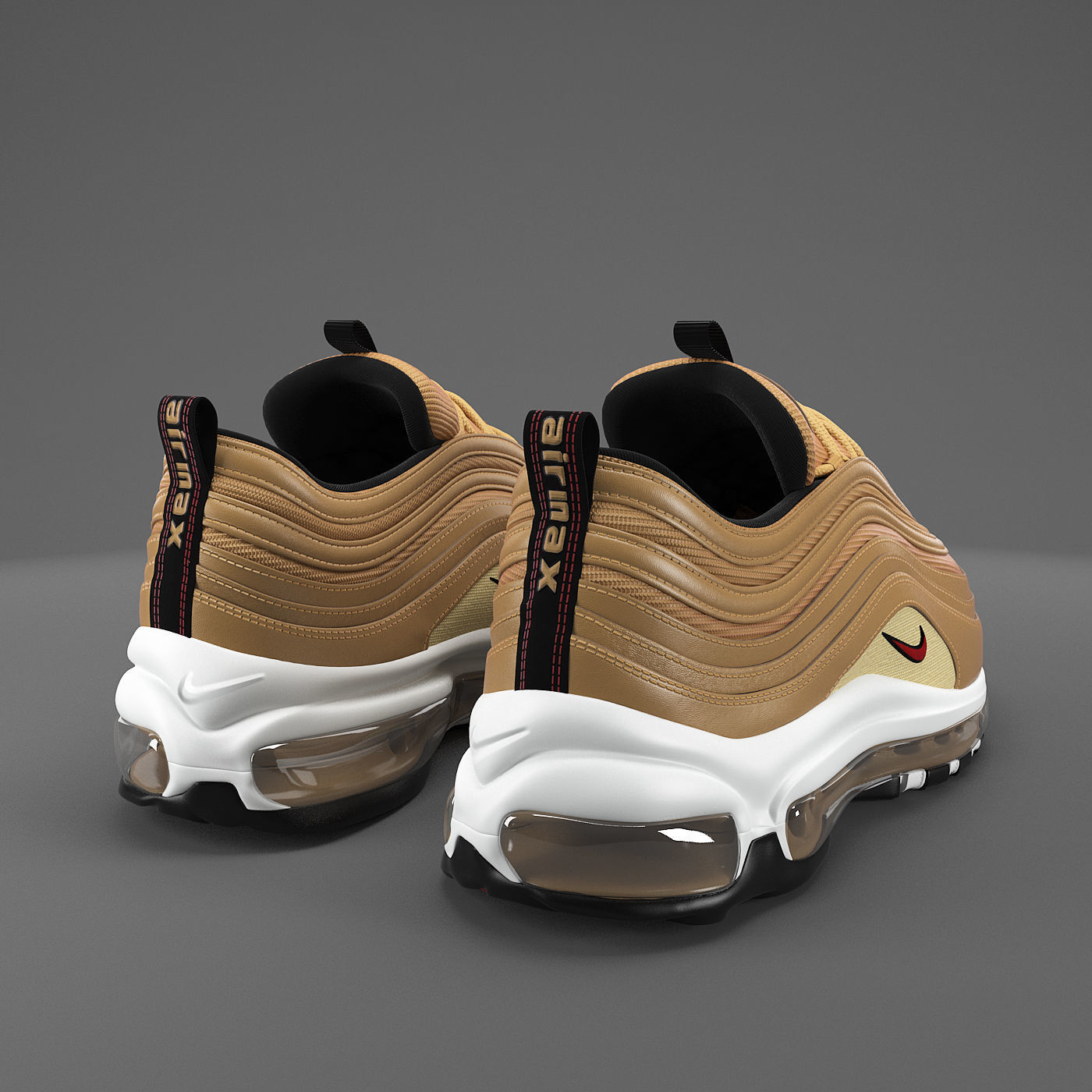 Air max 97 Nike PBR Low-poly 3D model_3