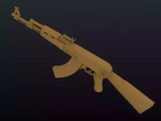 Ak 47 3D Model 3D model 3D model