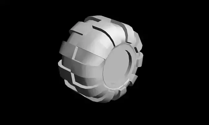 hobby tire 3D print model