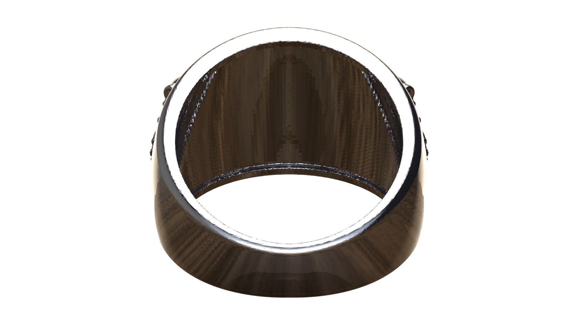 Skulls Ring 3D print model_11