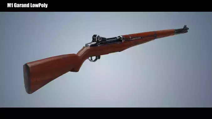 M1 Garand Low-poly
