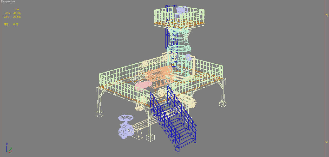 Machinery Part 1 3D model_8