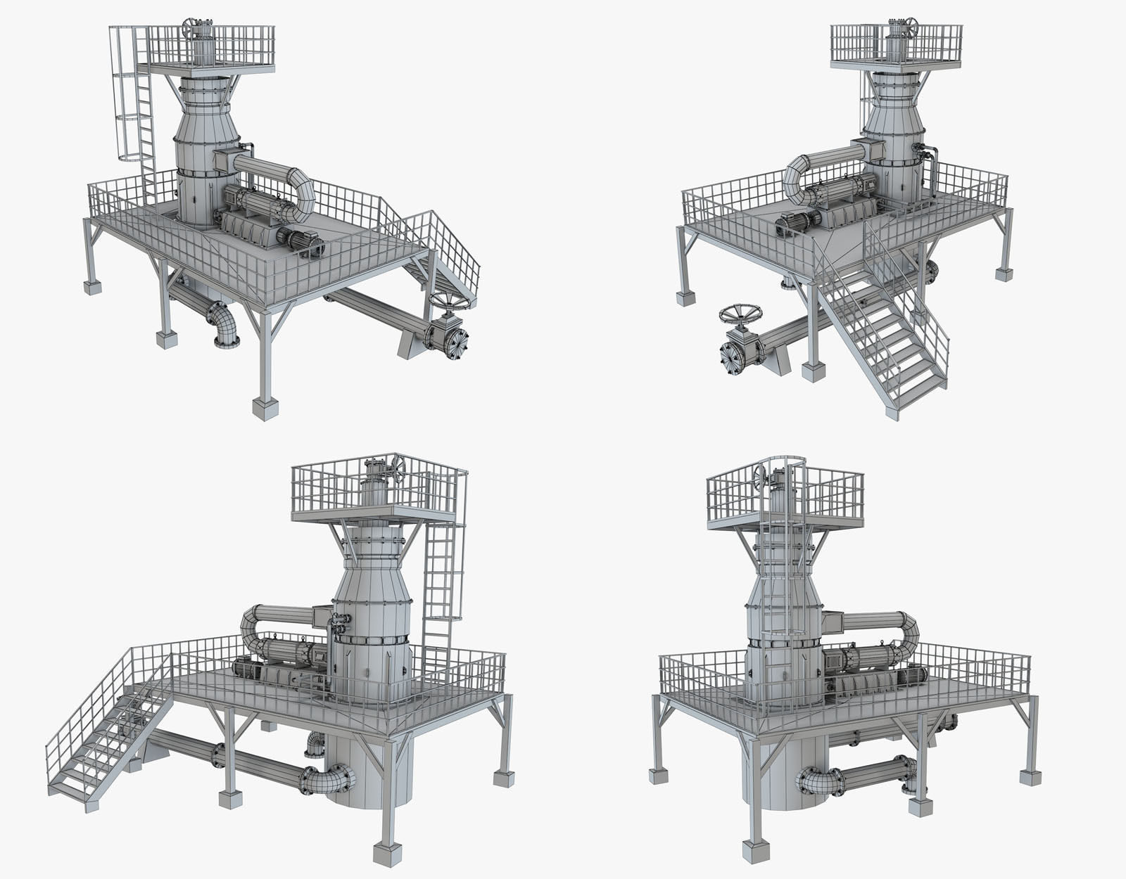 Machinery Part 1 3D model_7