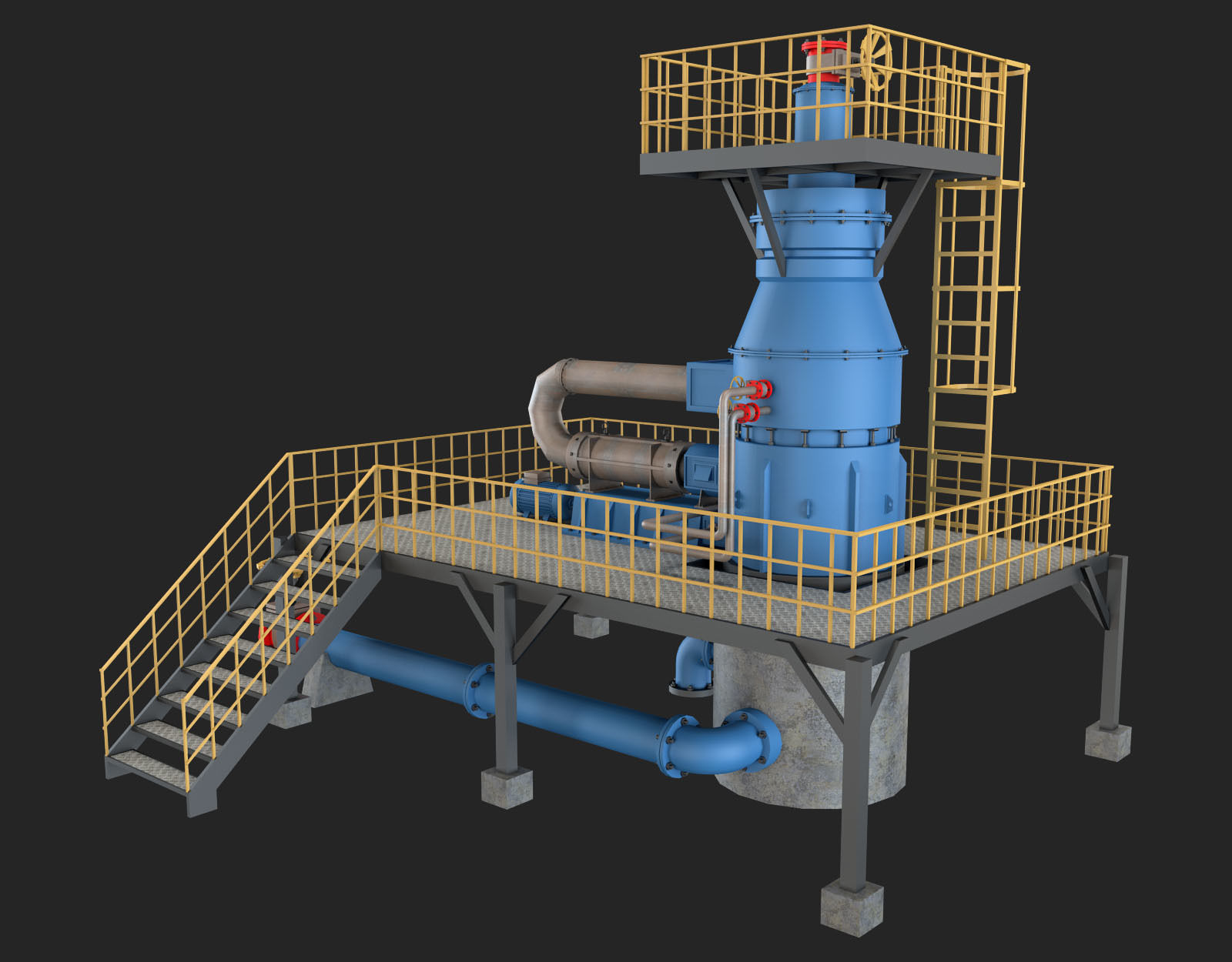 Machinery Part 1 3D model_1