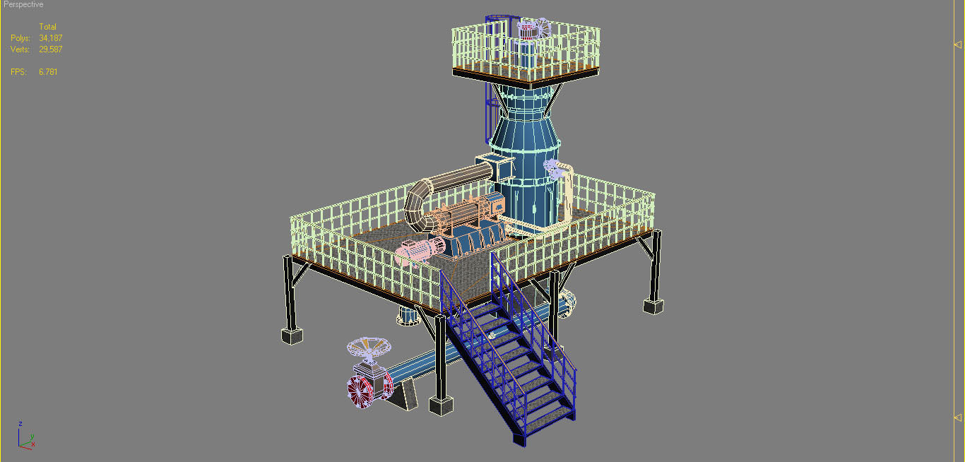 Machinery Part 1 3D model_9