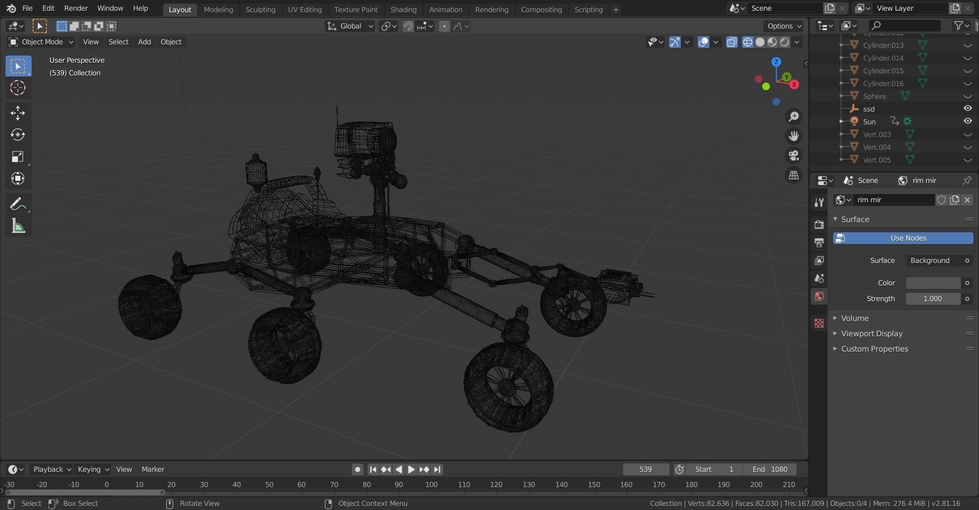 Mars Rover Free low-poly 3D model_1