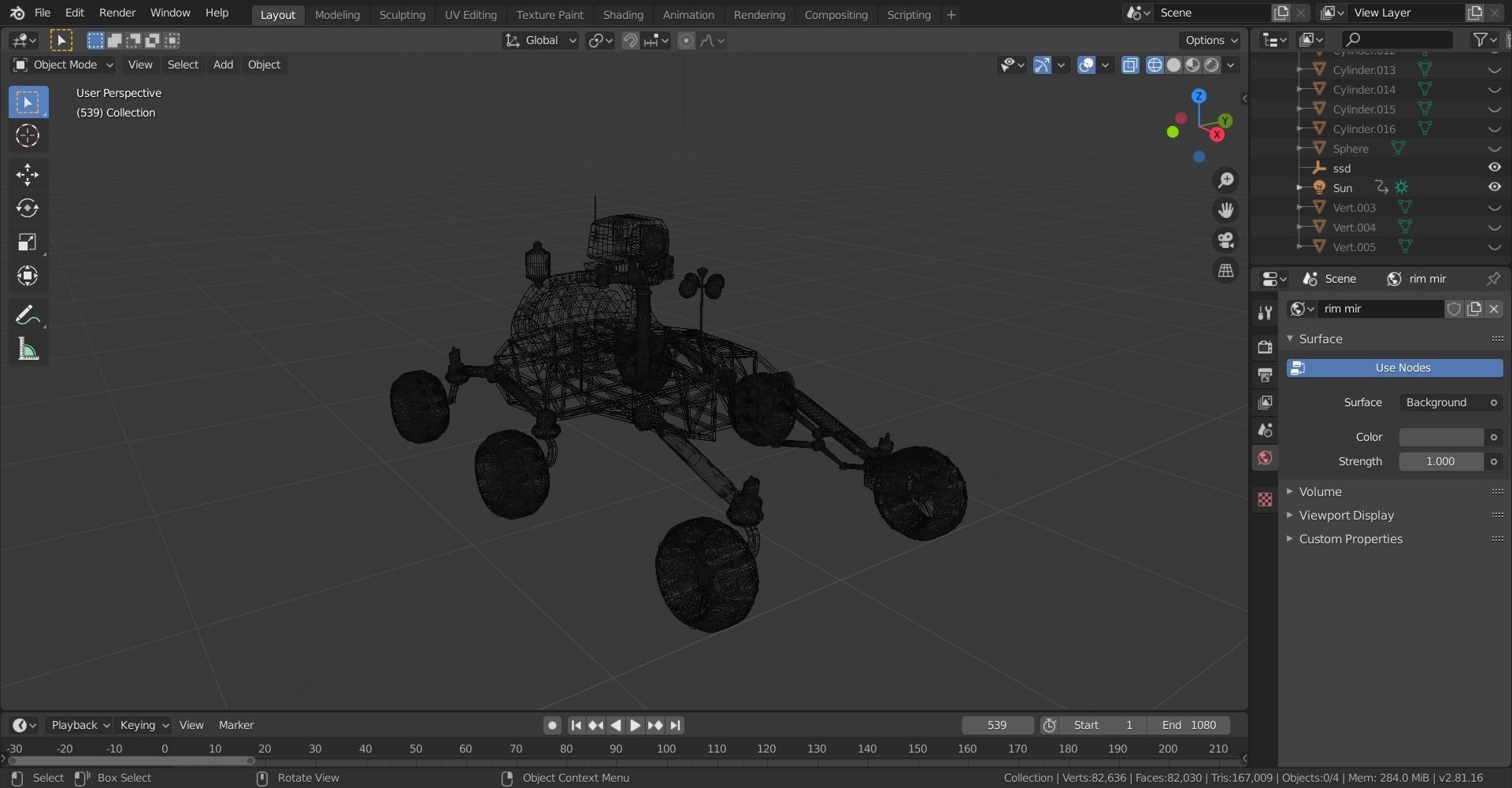 Mars Rover Free low-poly 3D model_2