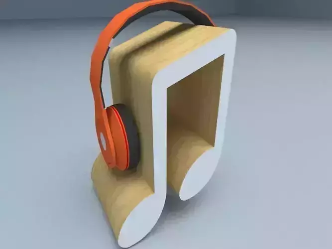 Headset stand 3D model