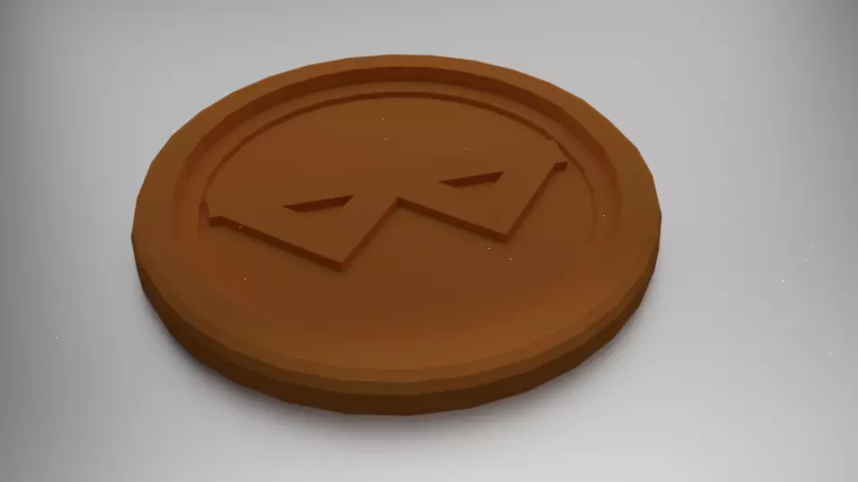 Berkanan Coaster 3D print model_0