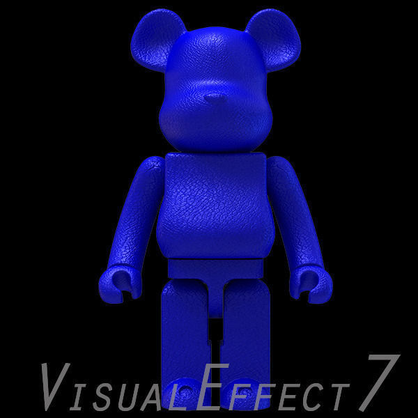 Blue Leather Bear Brick 3D model_3