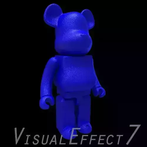 Blue Leather Bear Brick 3D model