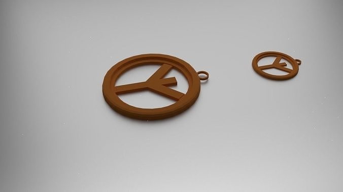 Algiz Pendant 3D print model