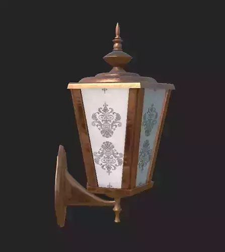 Vintage Lamp PBR model 3D