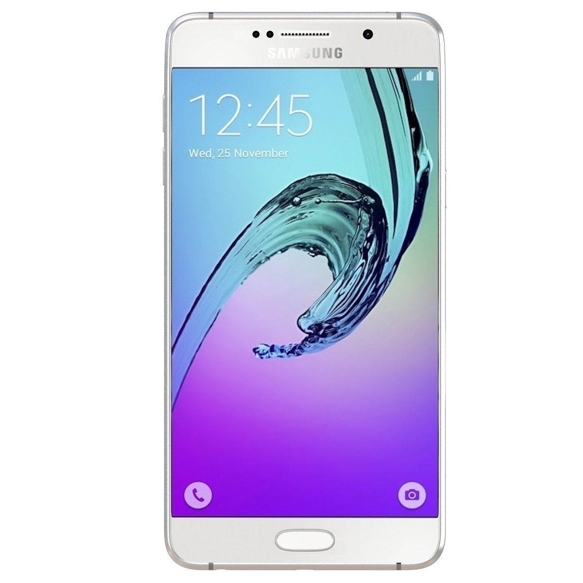 Samsung Galaxy A5 2016 White 3D model_3