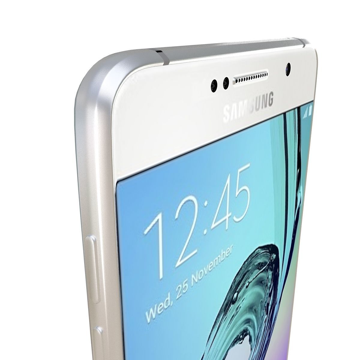 Samsung Galaxy A5 2016 White 3D model_11