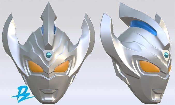 Mask Ultraman Taiga 3D print model