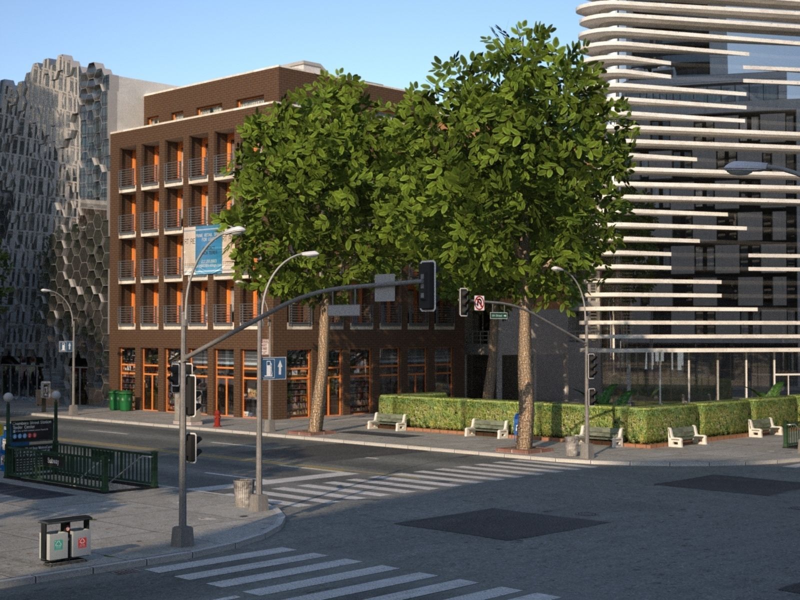 City KC8 Low-poly 3D model_30