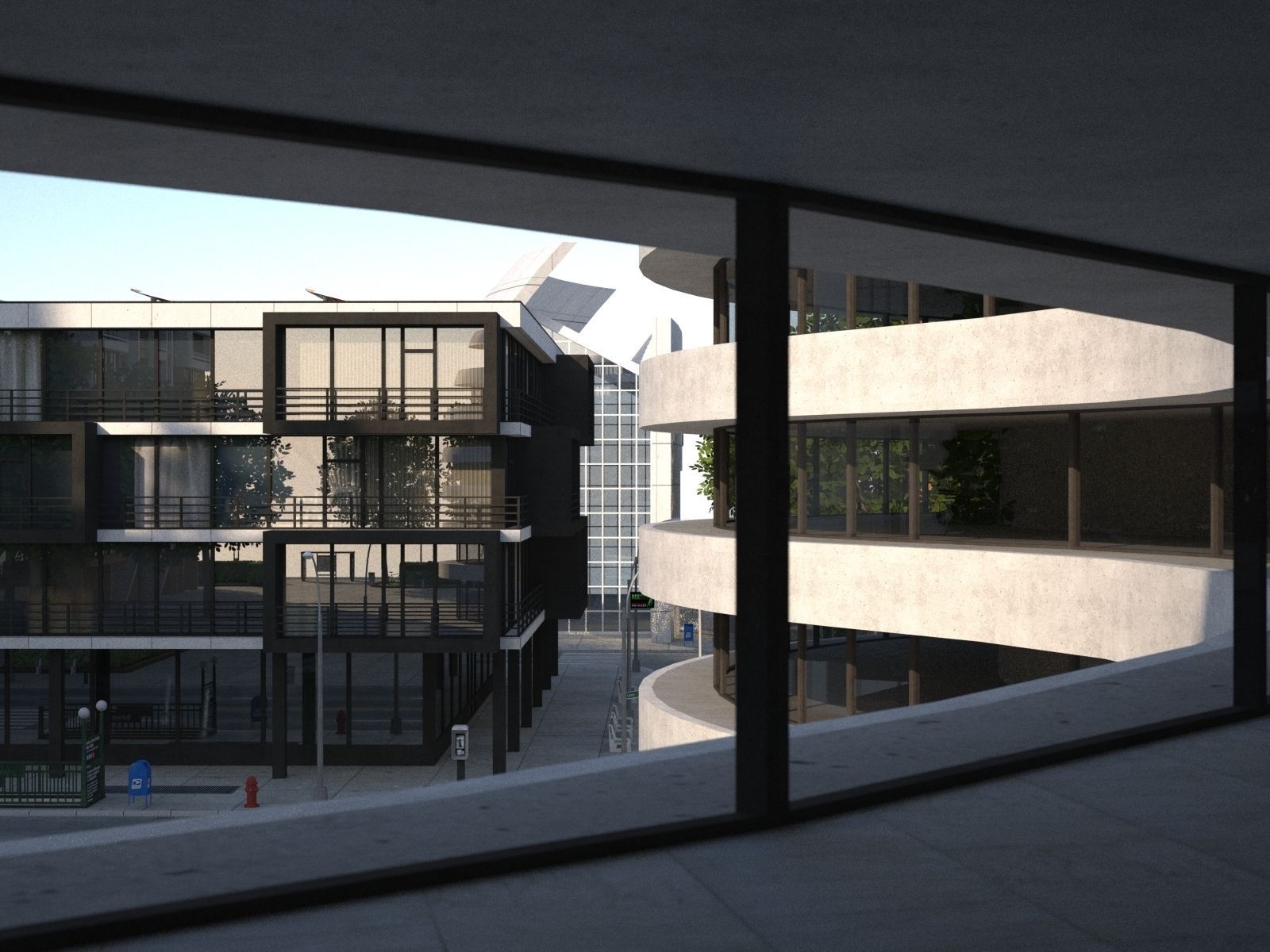 City KC8 Low-poly 3D model_11