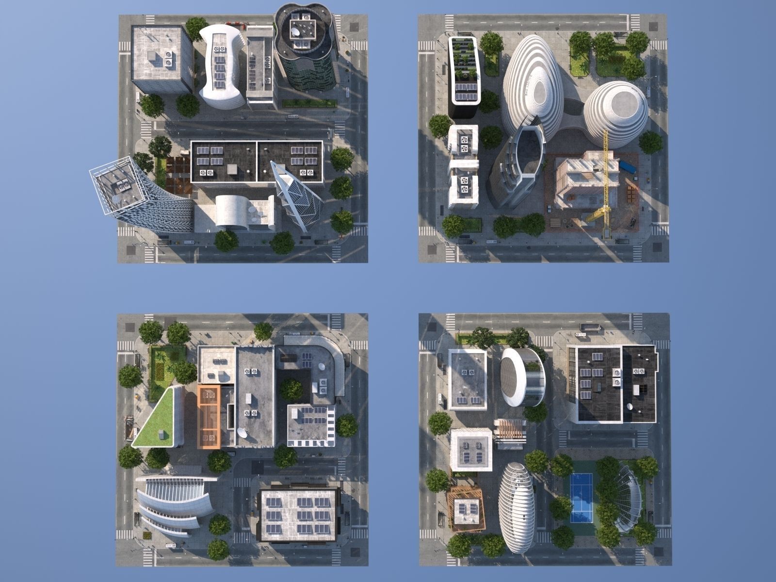 City KC8 Low-poly 3D model_8