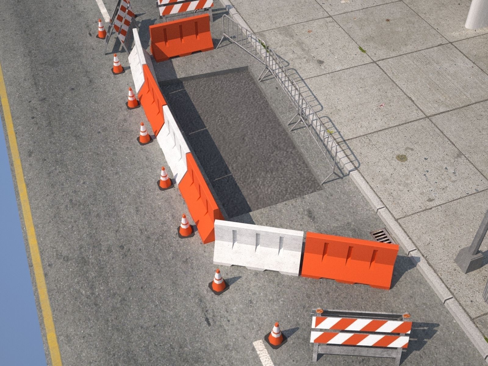 City KC8 Low-poly 3D model_54