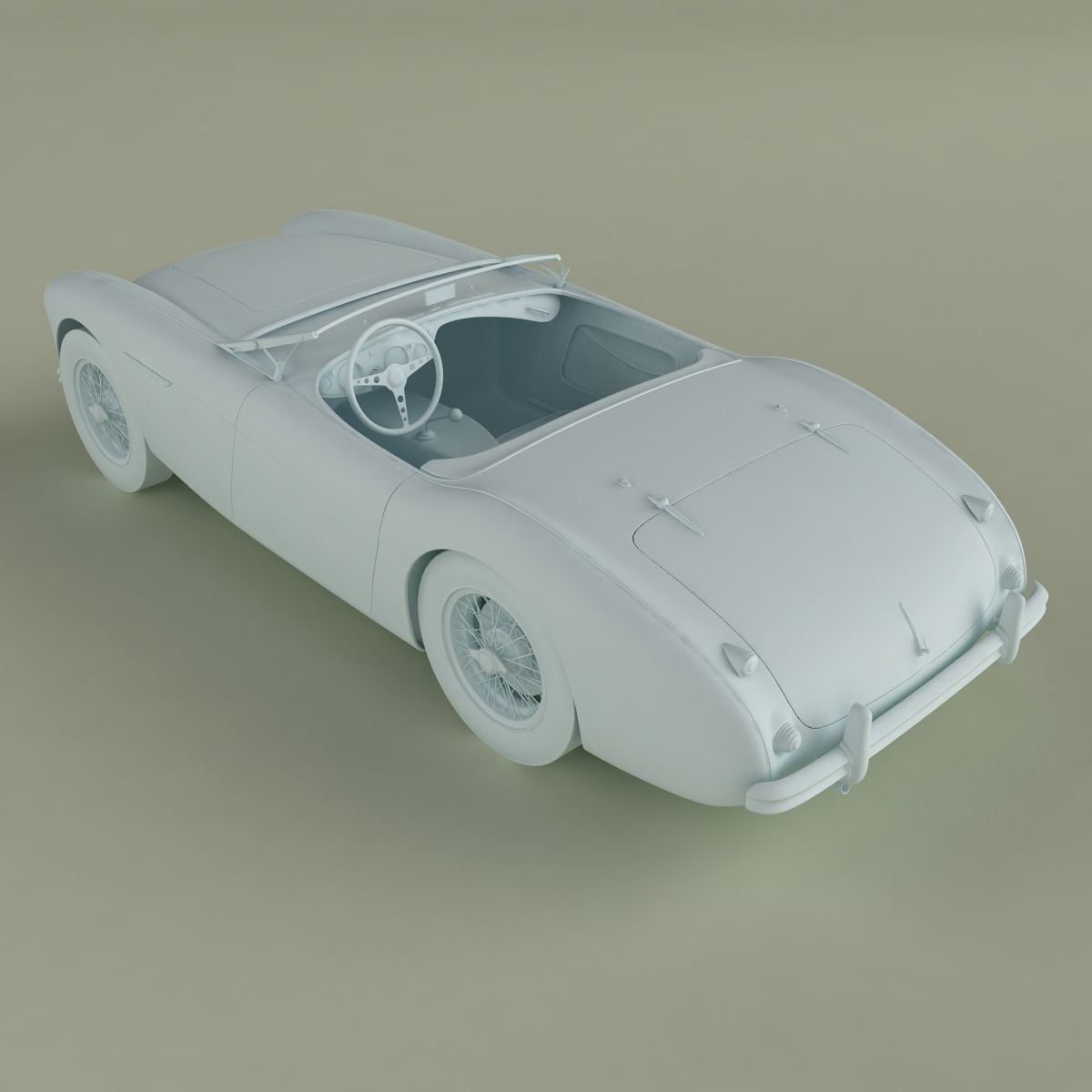 Austin-Healey 100-4 3D model_12