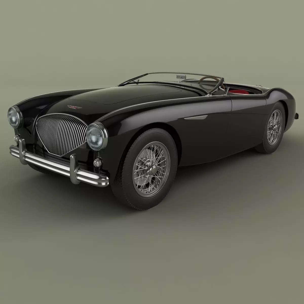 Austin-Healey 100-4 3D model_0