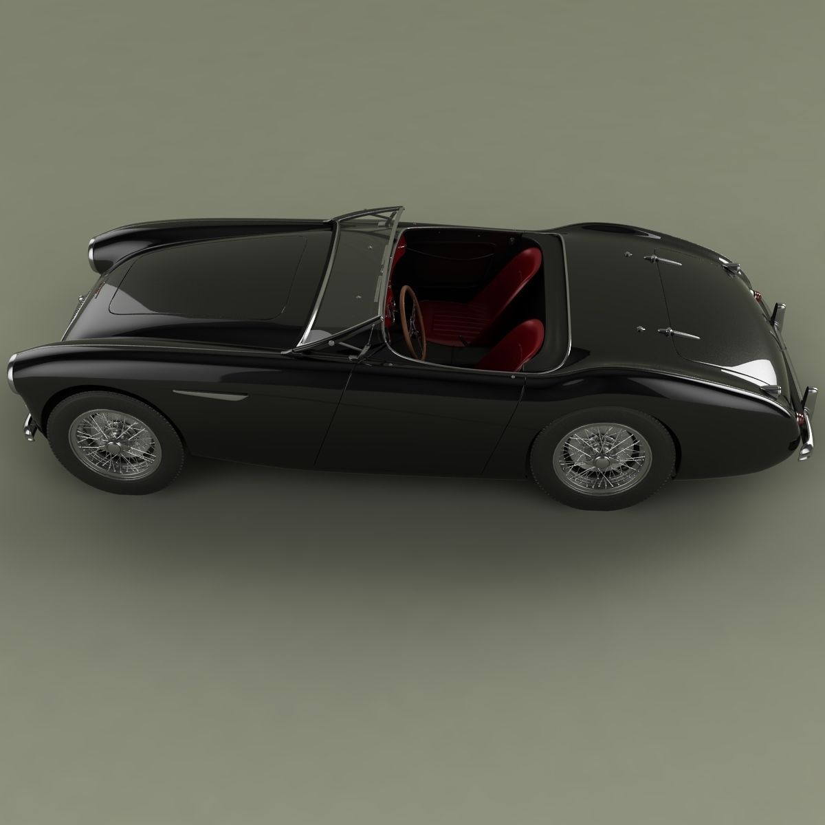 Austin-Healey 100-4 3D model_6