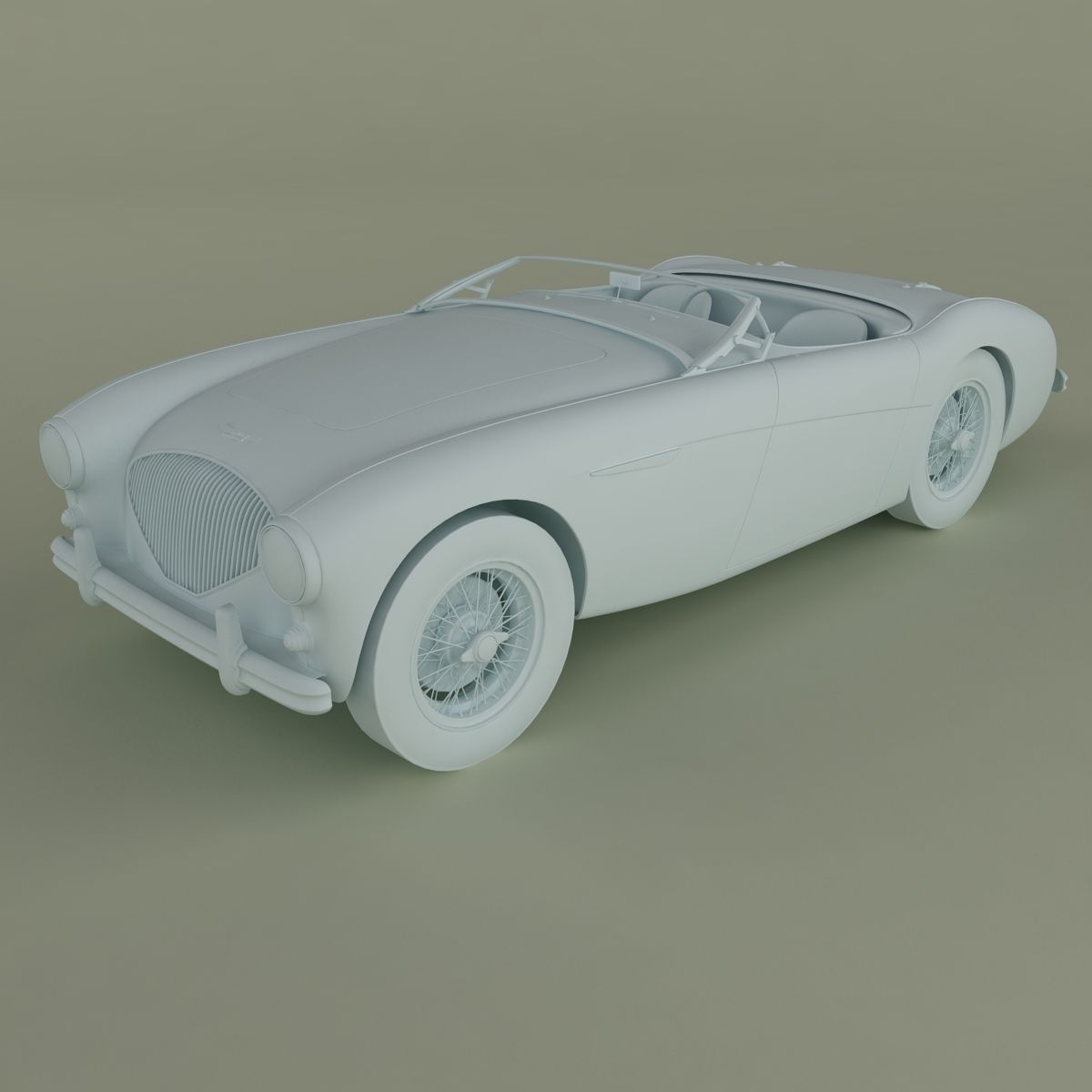 Austin-Healey 100-4 3D model_10
